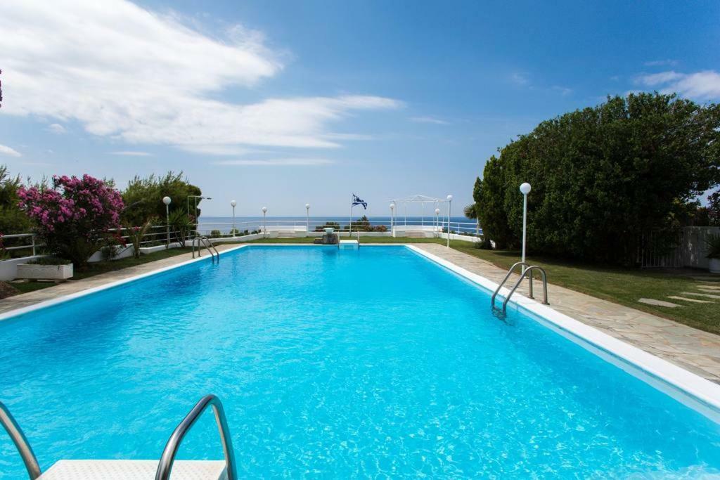 Beautiful, Private Villa By The Sea Agia Marina  Zewnętrze zdjęcie